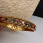 Matte CZ Multi Stone Openable Bracelet Kada