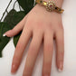 Matte CZ Multi Stone Openable Bracelet Kada
