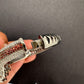 CZ Victorian Micro Setting Finish Color Stone Openable Bracelet - Brown