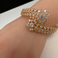 AD Gold Finish Openable Kada Bracelet
