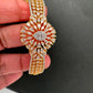 AD Gold Finish Openable Kada Bracelet