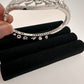 AD Silver Openable Kada Bracelet