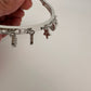 AD Silver Openable Kada Bracelet