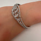 AD Silver Openable Kada Bracelet