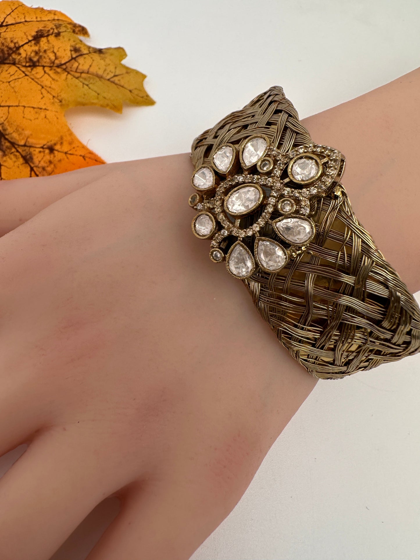 Kundan Openable Kada Bracelet