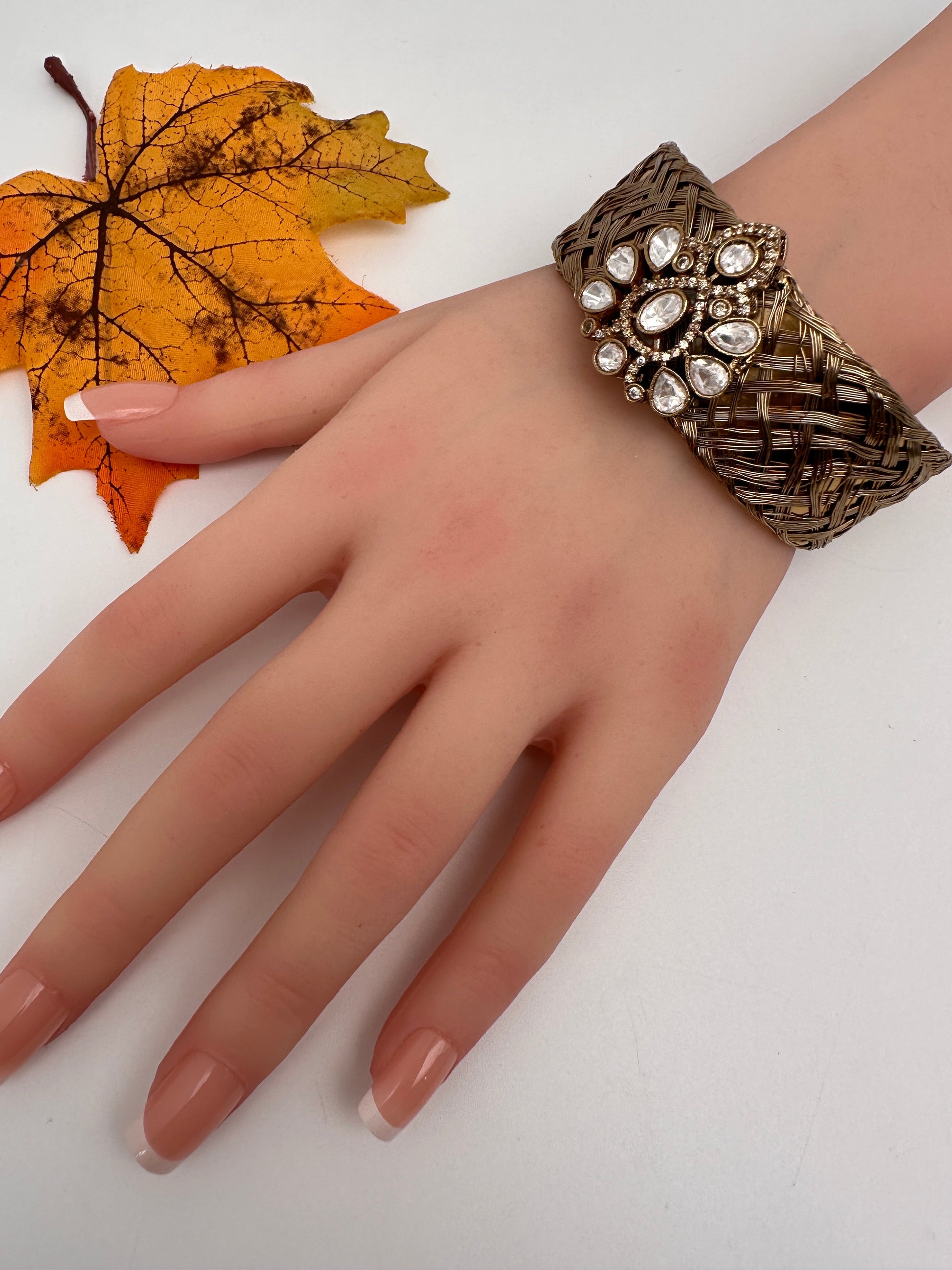 Kundan Openable Kada Bracelet