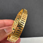 AD Diamond Openable Kada Bracelet - Green