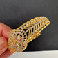AD Diamond Openable Kada Bracelet - Gold