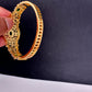 AD Diamond Openable Kada Bracelet - Red
