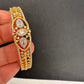 AD Gold Dual Finish Openable Kada Bracelet