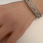 AD Silver Openable Kada Bracelet