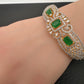 AD Emerald Openable Kada Bracelet