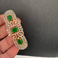 AD Emerald Openable Kada Bracelet