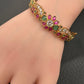 Matte Kempu Openable Kada Bracelet