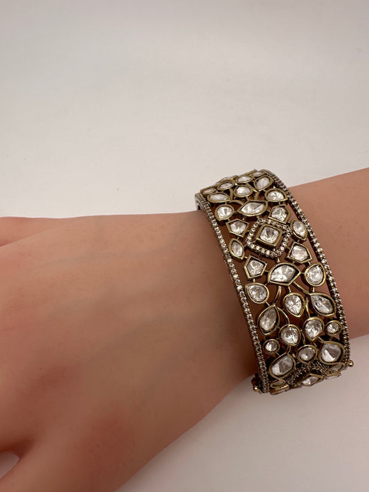Kundan Openable Kada Bracelet
