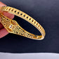 AD Diamond Openable Kada Bracelet - Clear