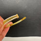 AD Diamond Dual Finish Sleek Openable Kada Bracelet
