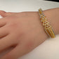 AD Diamond Dual Finish Sleek Openable Kada Bracelet
