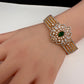 AD Diamond Openable Kada Bracelet - Purple