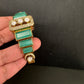 Victorian Moissanite Color Openable Kada Bracelet - MintGreen