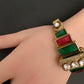 Victorian Moissanite Color Openable Kada Bracelet - Multi