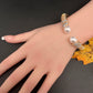 AD Diamond Pearl Openable Kada Bracelet - 