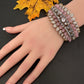Victorian AD Color Openable Kada Bracelet - Pink