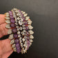 Victorian AD Color Openable Kada Bracelet - Purple