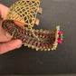 Victorian AD Color Openable Kada Bracelet - Red