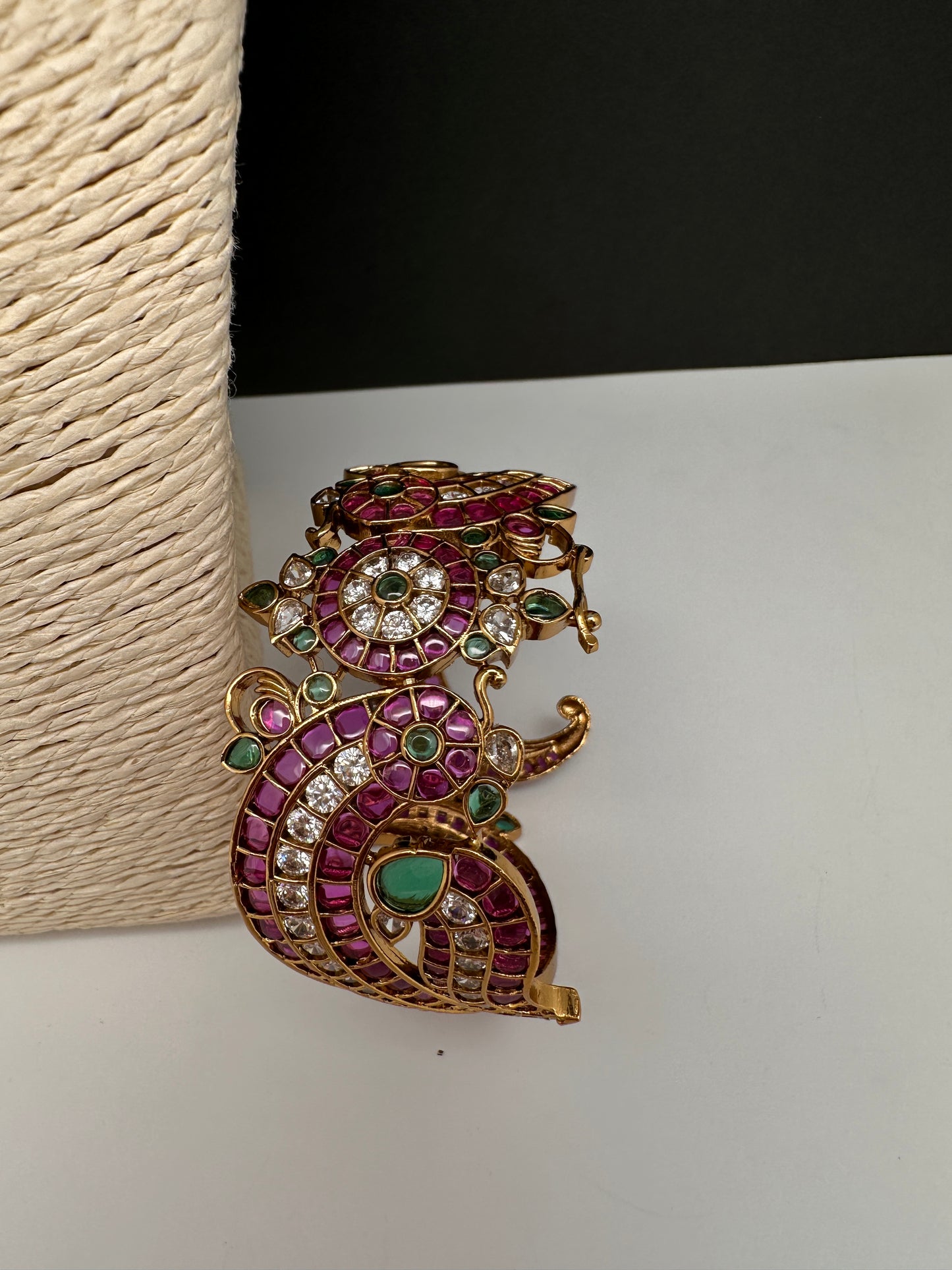 Kemp CZ Openable Kada Bracelet - 