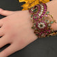 Kemp CZ Openable Kada Bracelet - 