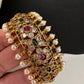 Kemp Multi Color Stones Openable Kada Bracelet - 