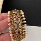 Kemp Multi Color Stones Openable Kada Bracelet - 