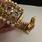 Kemp Multi Color Stones Openable Kada Bracelet - 
