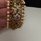 Kemp Multi Color Stones Openable Kada Bracelet - 