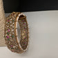 Kemp Multi Color Stones Openable Kada Bracelet - 