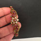 Kemp Multi Color Stones Openable Kada Bracelet - 