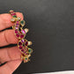 Kemp Multi Color Stones Openable Kada Bracelet - 