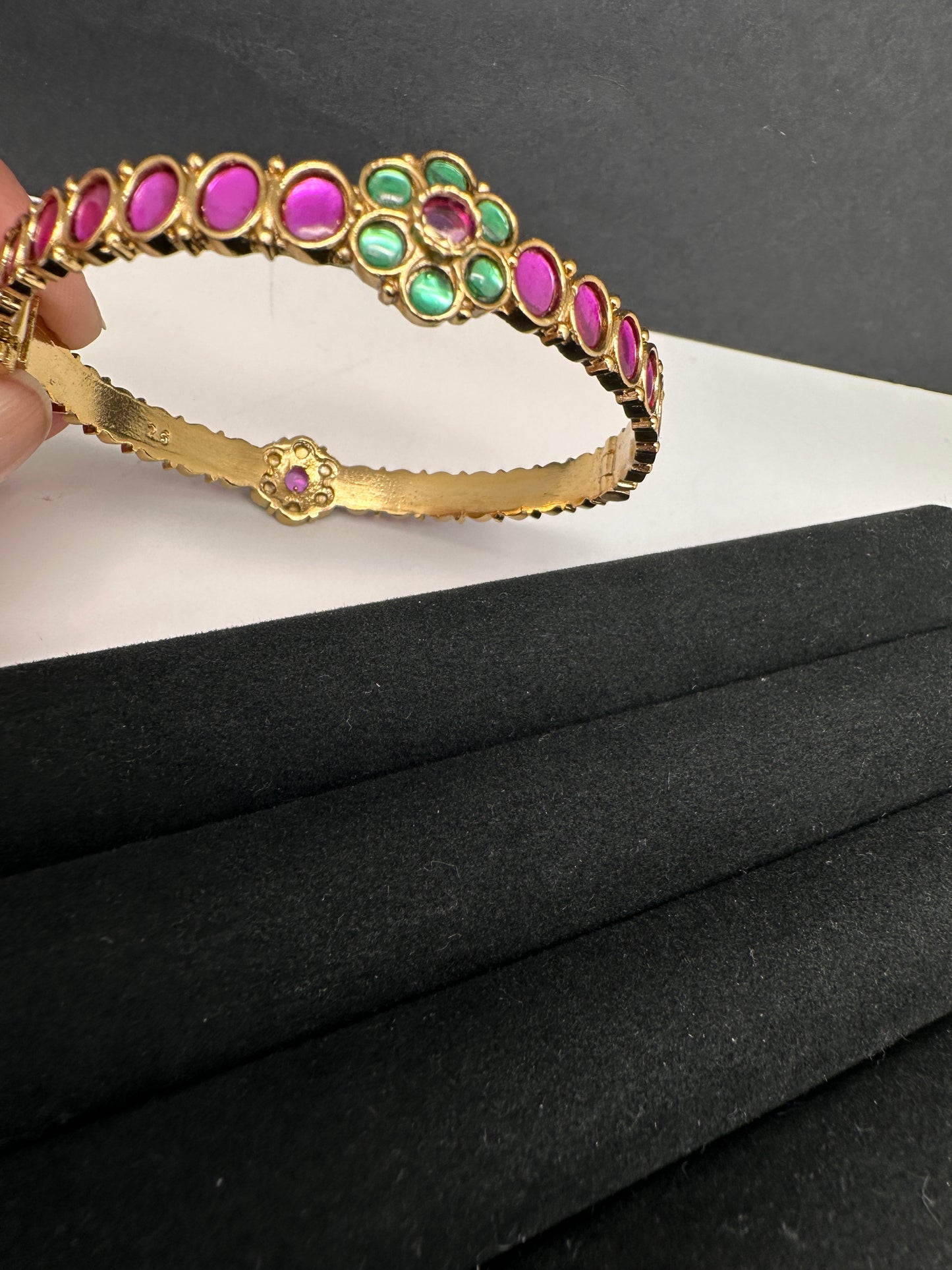 Kempu Openable Kada Bracelet - 