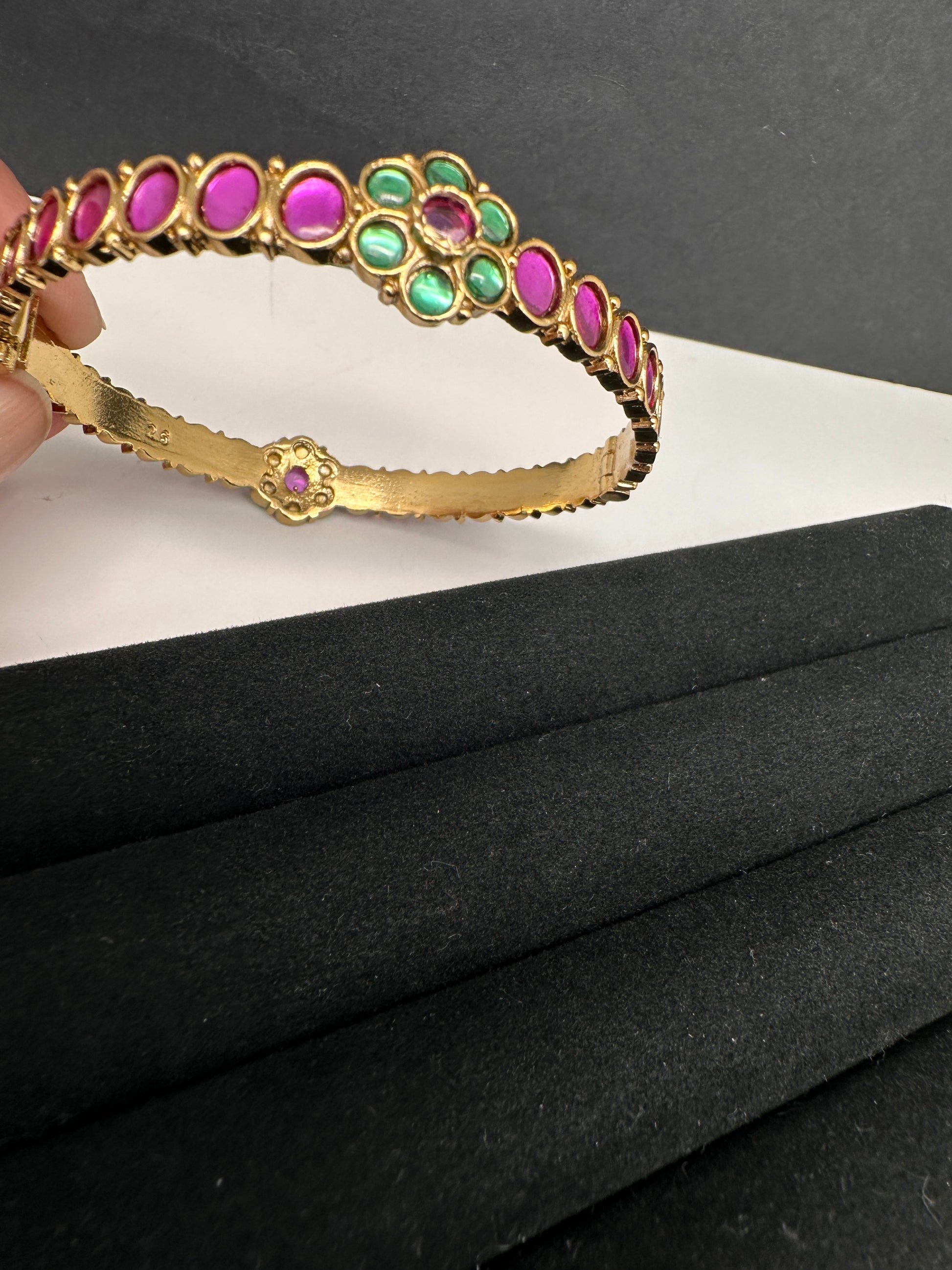 Kempu Openable Kada Bracelet - 