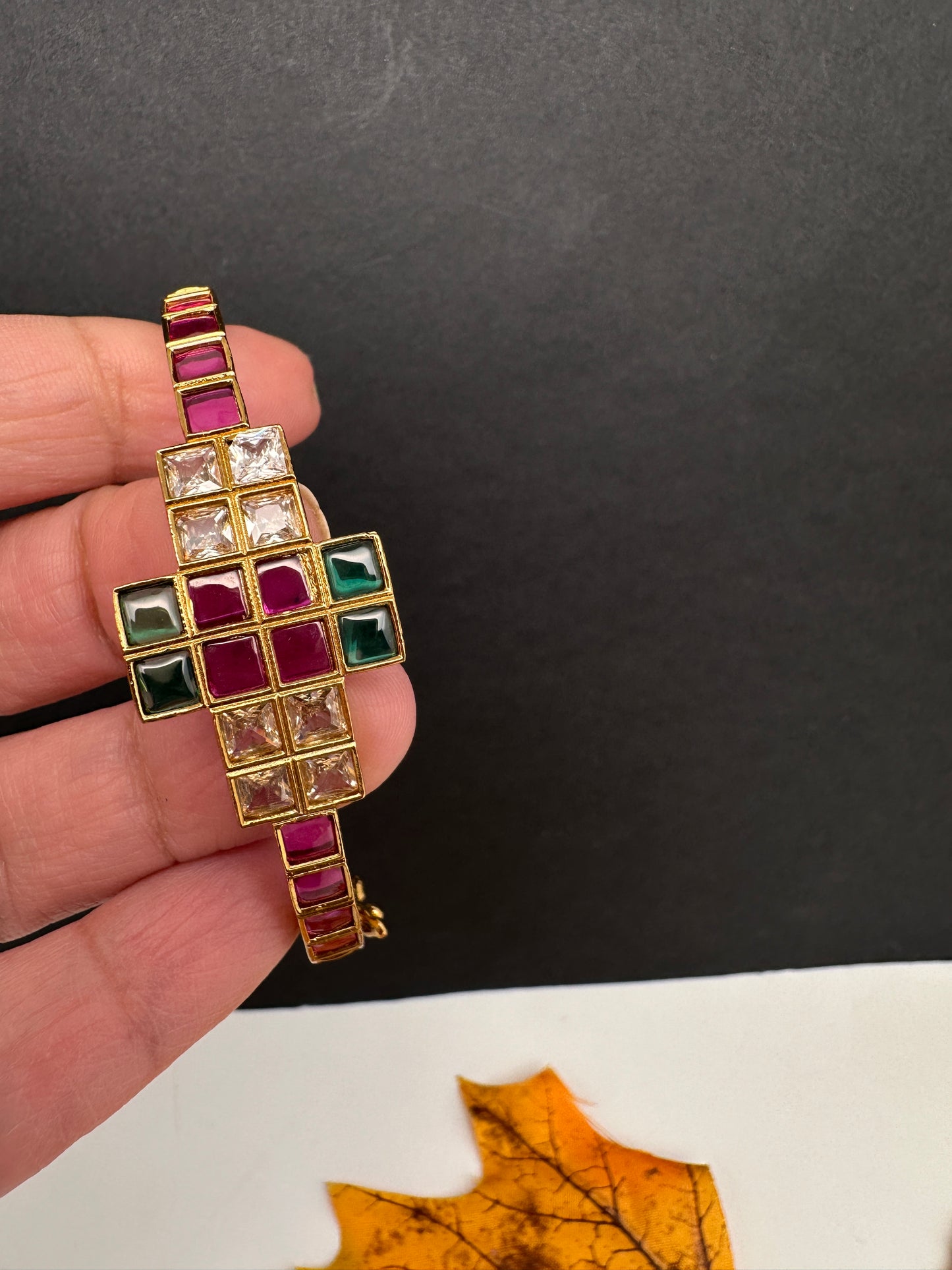 Kempu Openable Kada Bracelet - 