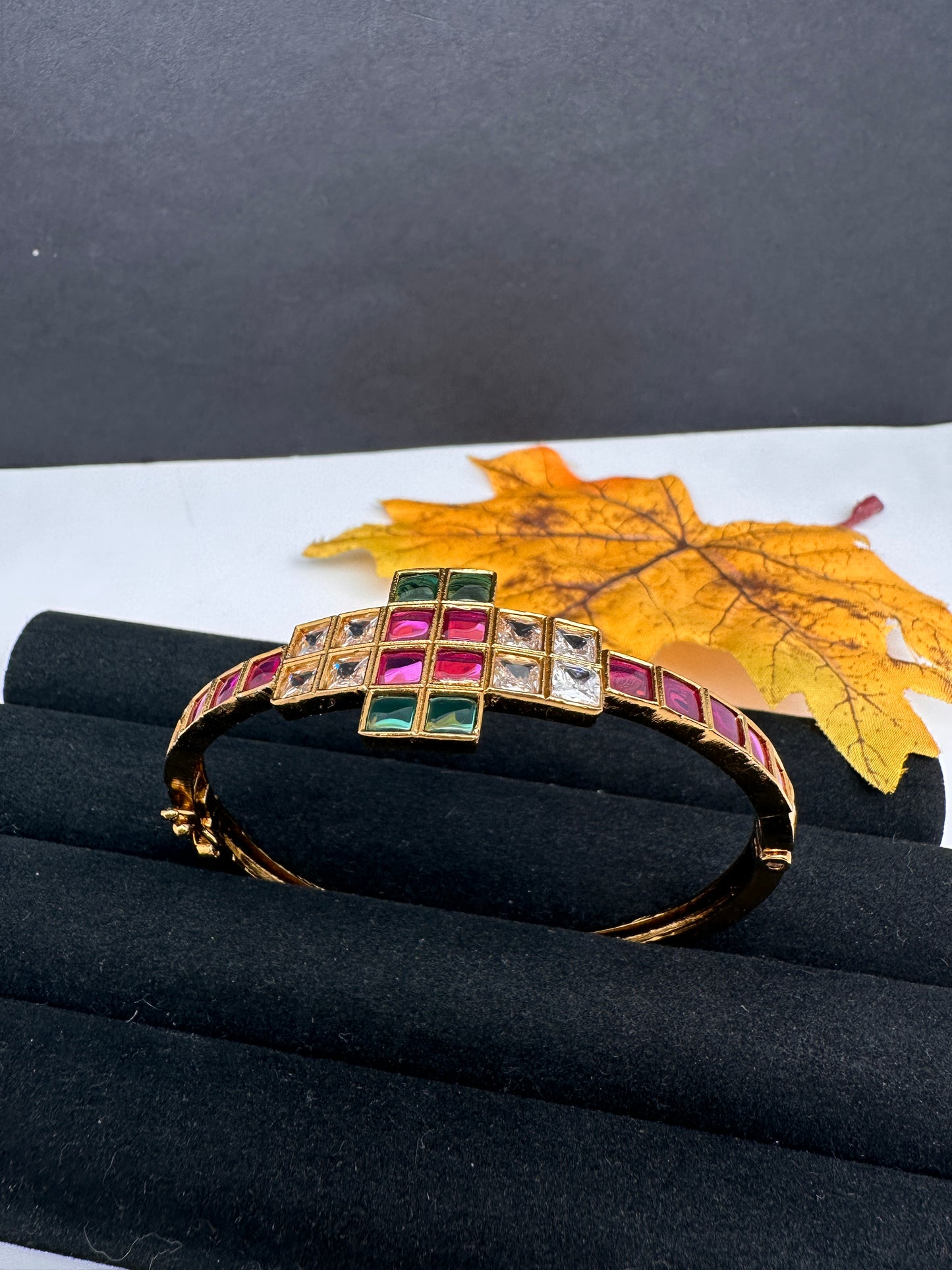 Kempu Openable Kada Bracelet - 