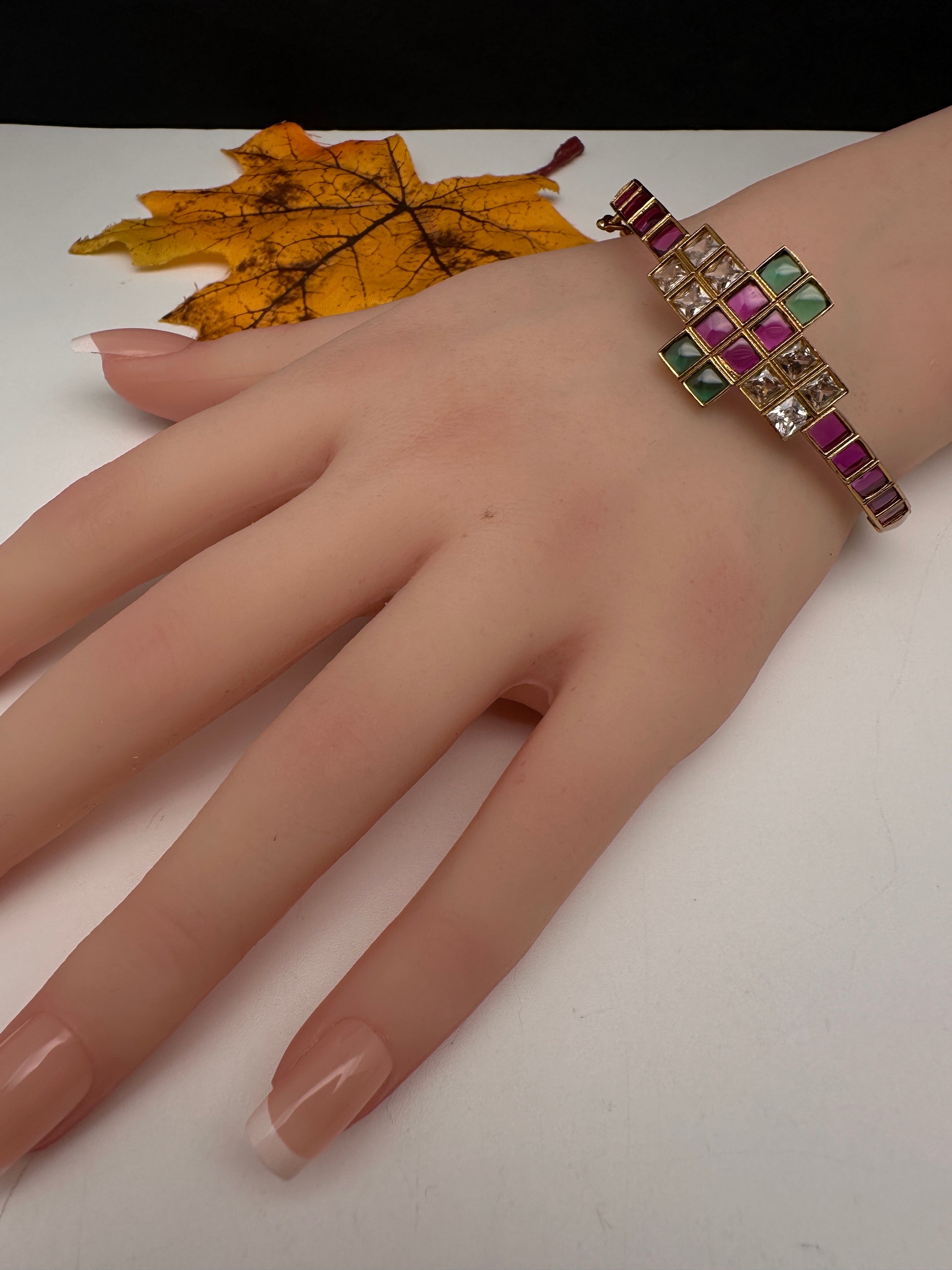 Kempu Openable Kada Bracelet - 