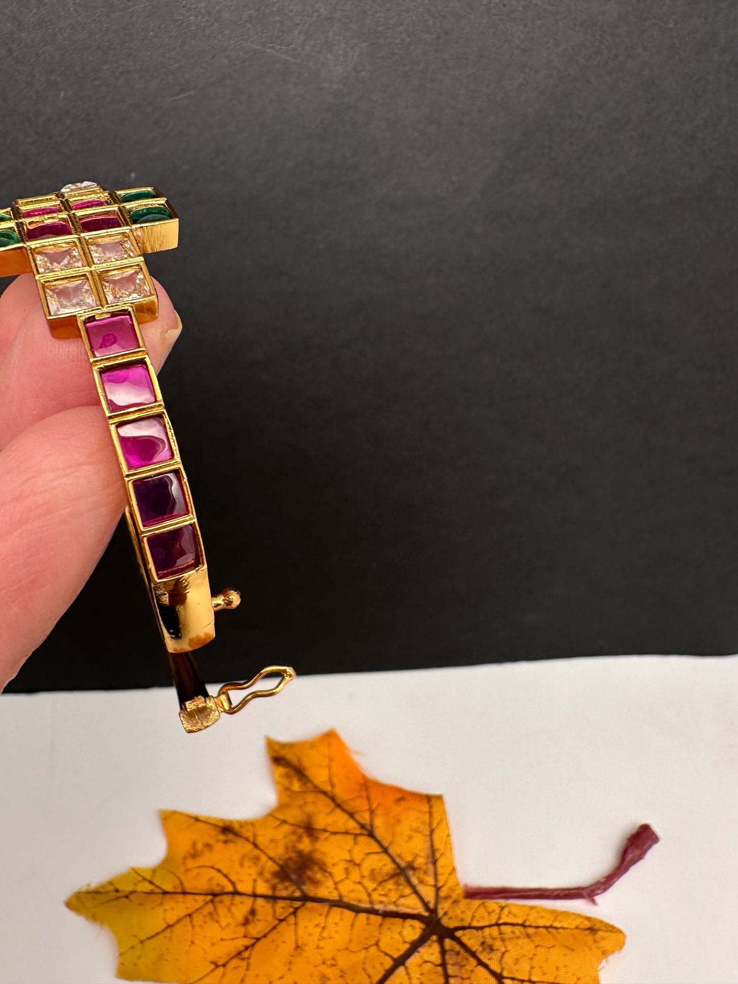 Kempu Openable Kada Bracelet - 
