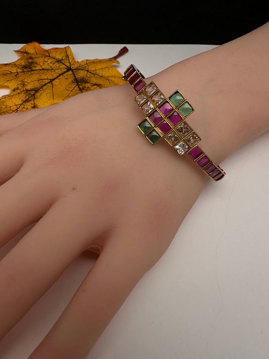 Kempu Openable Kada Bracelet - 