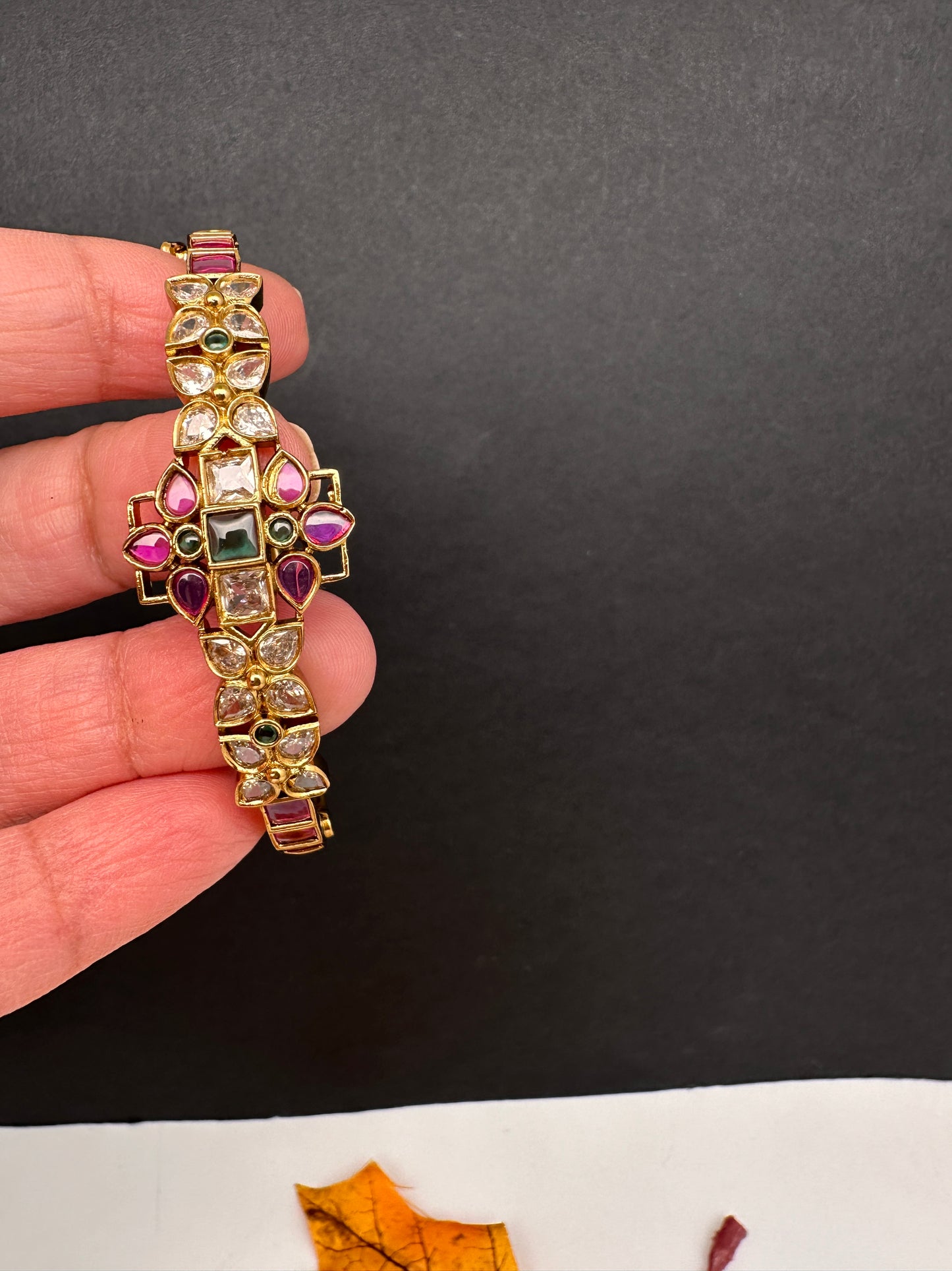 Kempu Openable Kada Bracelet - 