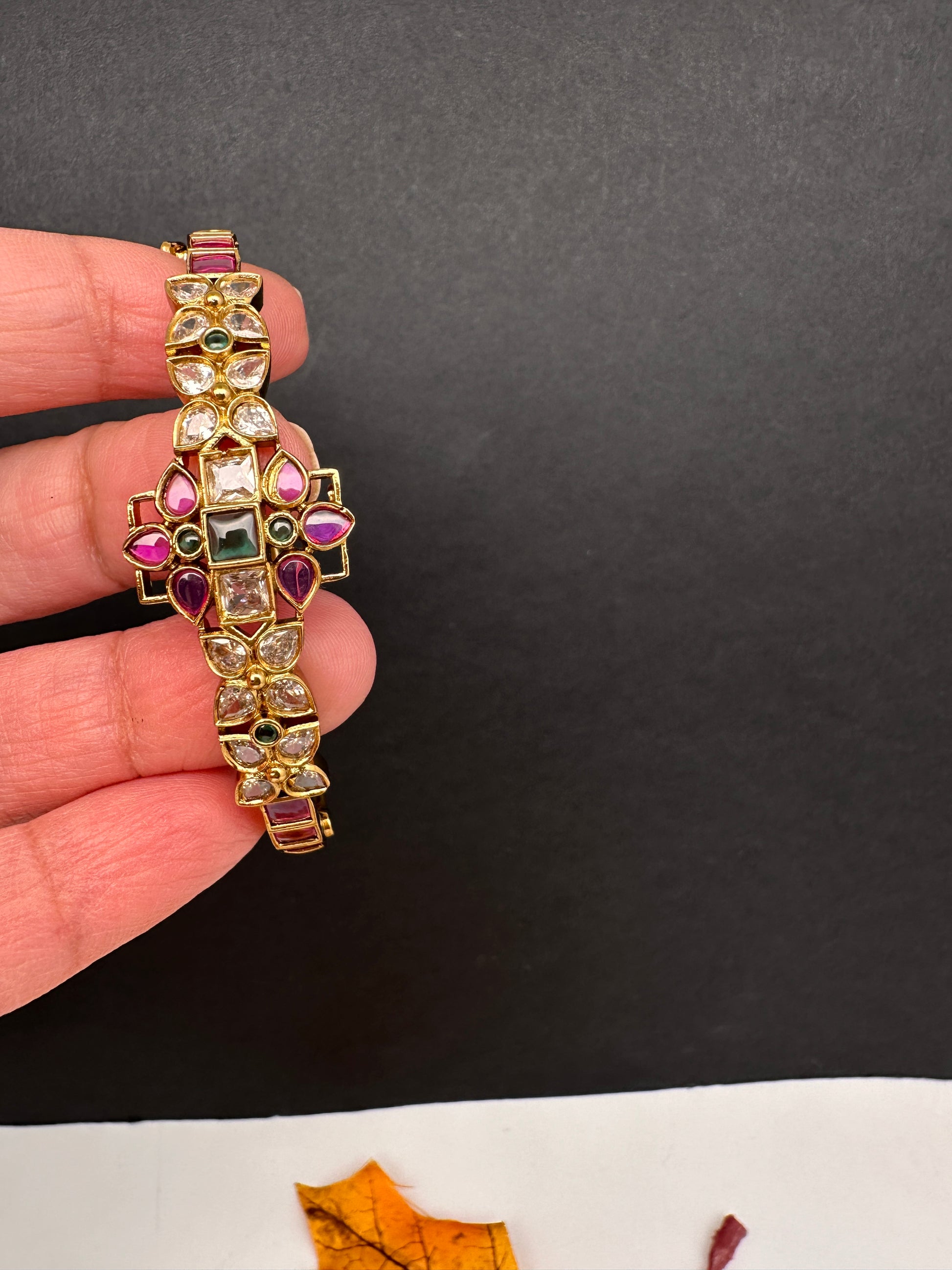 Kempu Openable Kada Bracelet - 