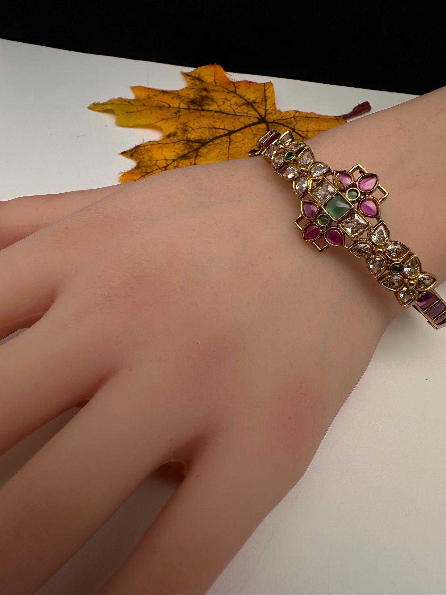 Kempu Openable Kada Bracelet - 