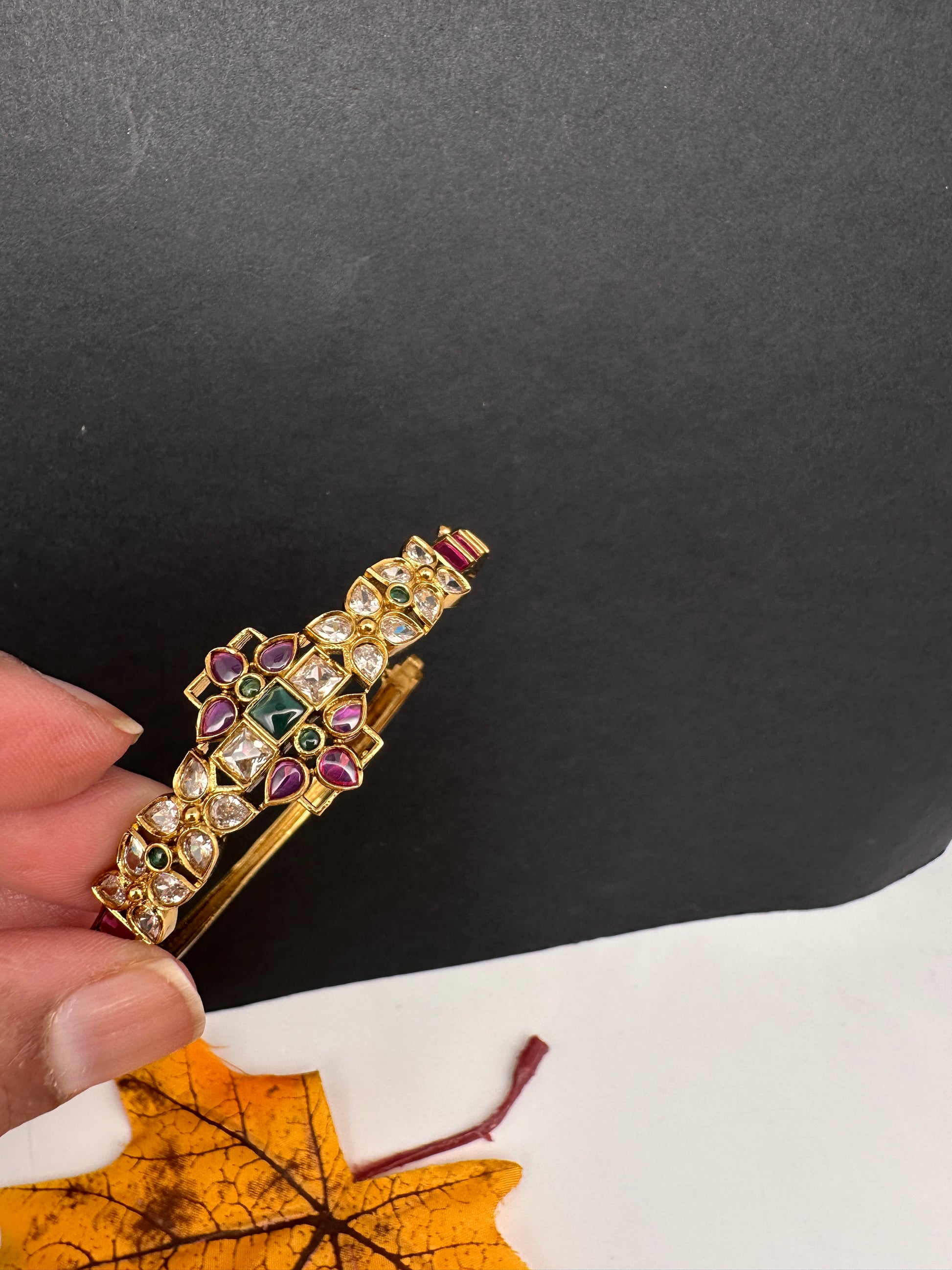 Kempu Openable Kada Bracelet - 
