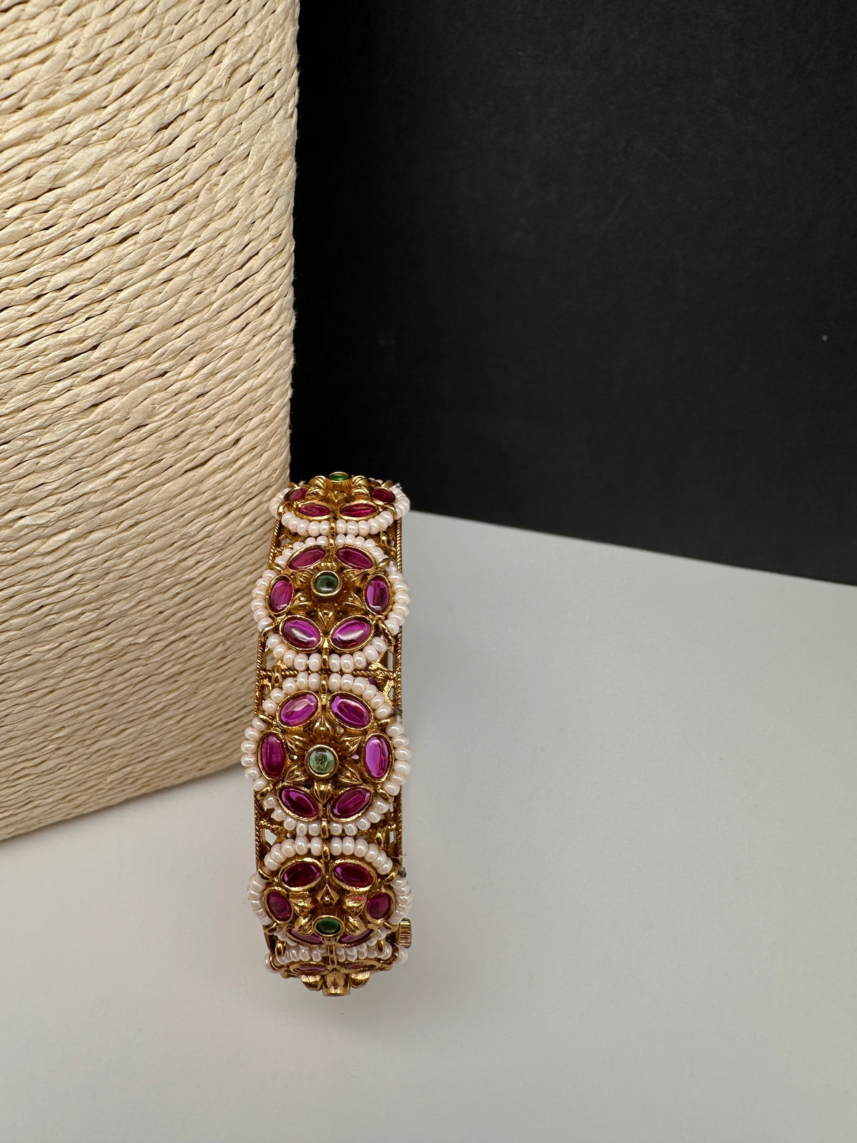 Kemp Floral Openable Kada Bracelet - 